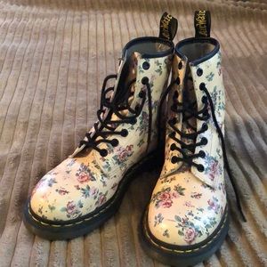 Floral Dr. Martens size 7